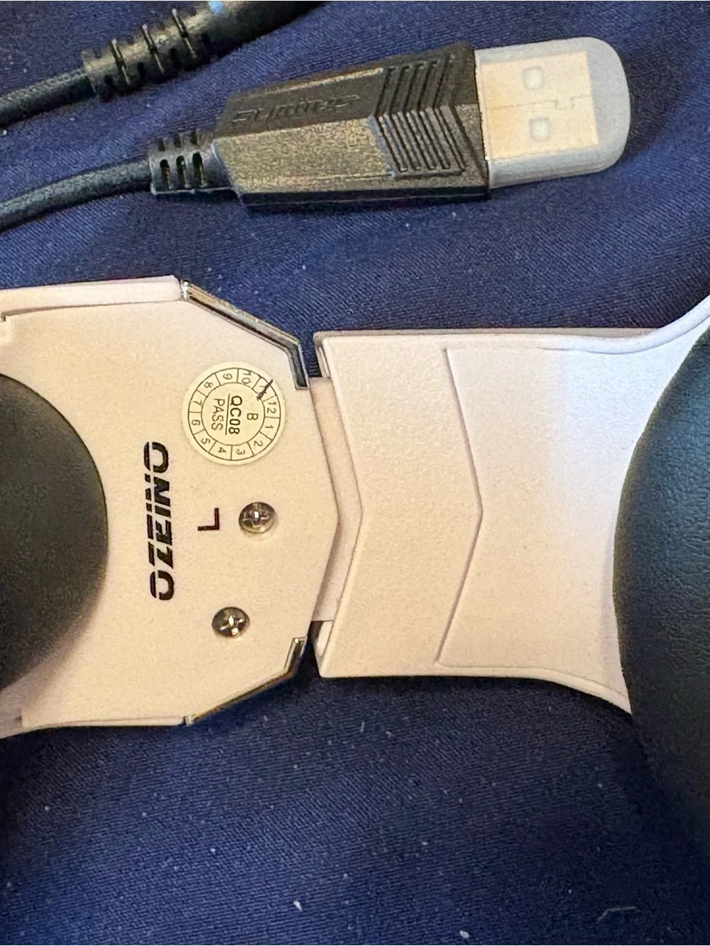 White Over-Ear Gaming Headset with Mic